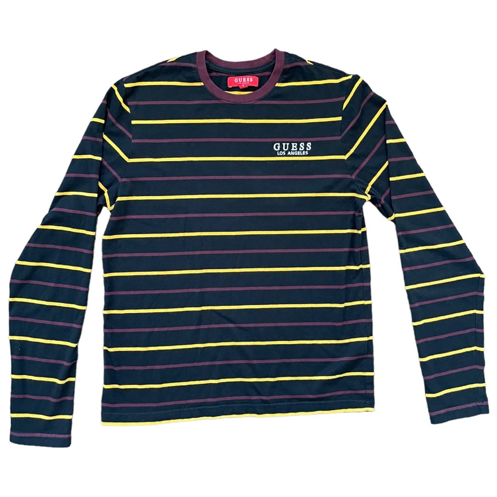 Vintage Stripe Guess Long Sleeve Shirt (S)